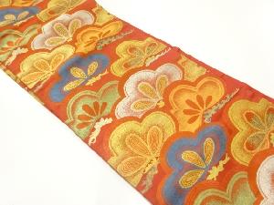 アンティーク　笠松模様織出し名古屋帯（着用可）